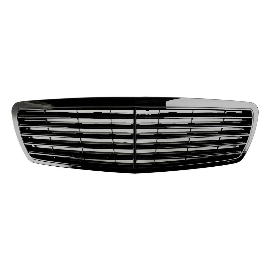 🚘 Glanzend Schwarzer Frontgrill für Mercedes-Benz E-Klasse W211 E320 / E350 / E55 AMG (2002-2006)