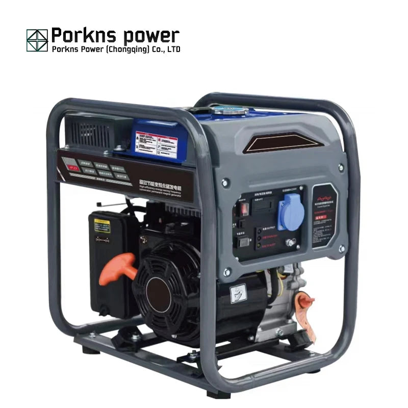 Porkns Dual Fuel Generator 3,2–5 kW – Benzin- und Gasgenerator für Zuhause und Camping