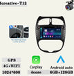 Android 2DIN Autoradio 7” met CarPlay & Android Auto voor Peugeot 206 (2000–2008)
