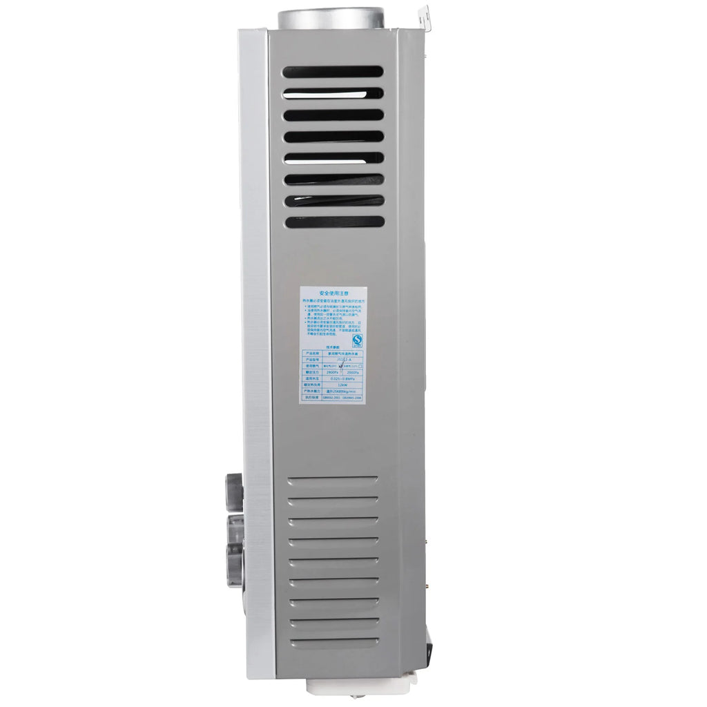 Draagbare Gas Geiser 18L – Directe Warmwater Boiler voor Camping en Buiten Douche