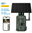 4G-Wildkamera mit Nachtsicht und Solarpanel – Kabellose Jagdkamera