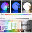 Plafonnier LED intelligent MingBen RGB CCT 45 cm – Rond – Application Bluetooth et télécommande – Intensité variable