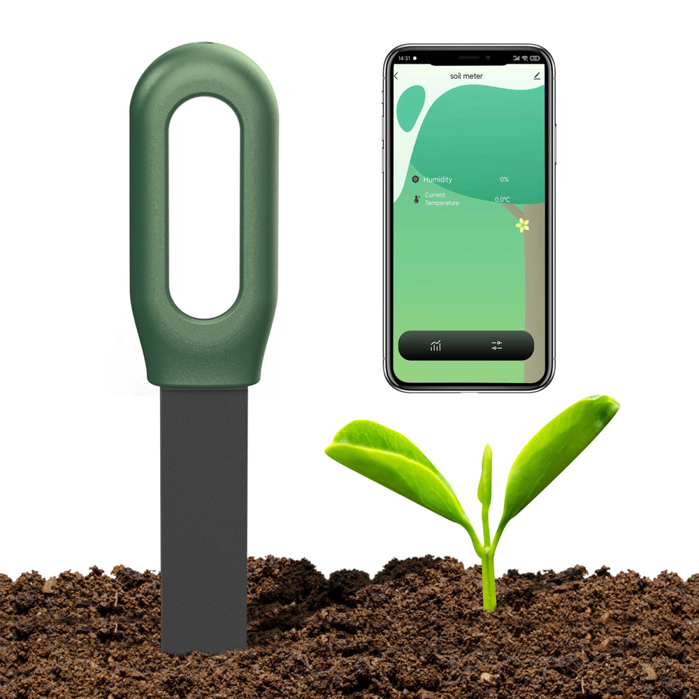 Haozee Tuya Smart Soil Moisture Sensor – Slimme Bodemvocht & Temperatuursensor (Bluetooth)