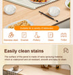 Plateau chauffant électrique pliable – Plateau chauffant alimentaire en silicone avec contrôle de la température
