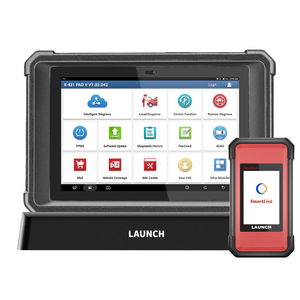 Dispositif de diagnostic OBD2 Launch X431 PAD V Elite – Outil de diagnostic automobile professionnel (mises à jour pendant 2 ans)
