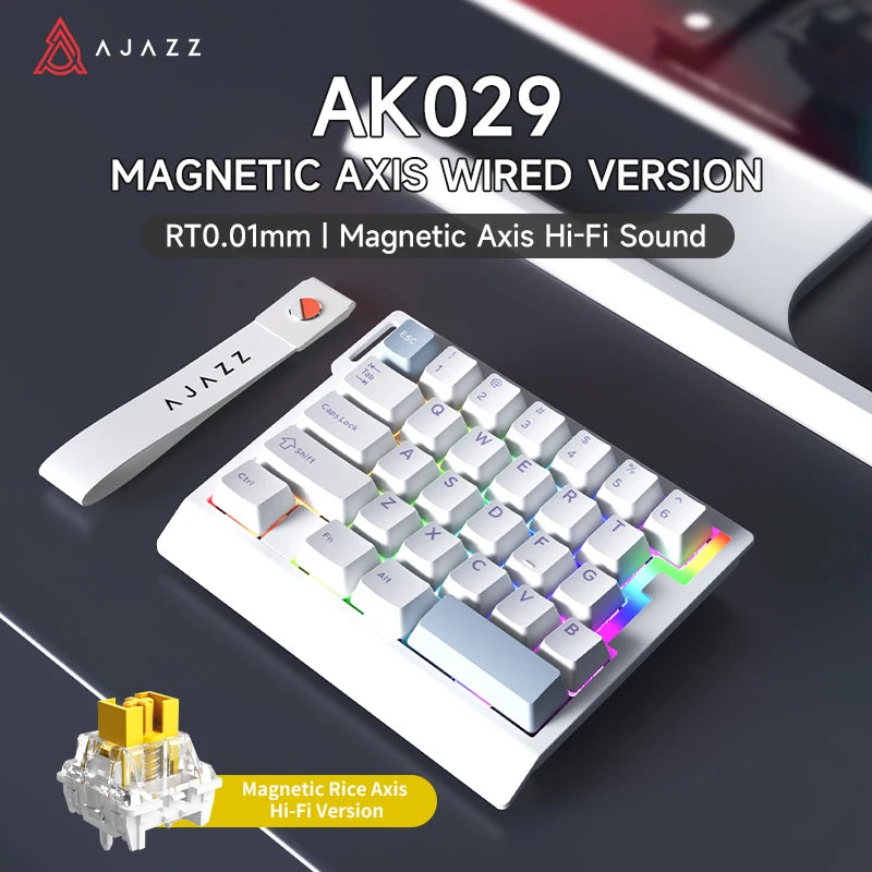Ajazz AK029 One-Handed Esports Keyboard – 8KHz Magnetic Gaming Keypad (29 Toetsen)