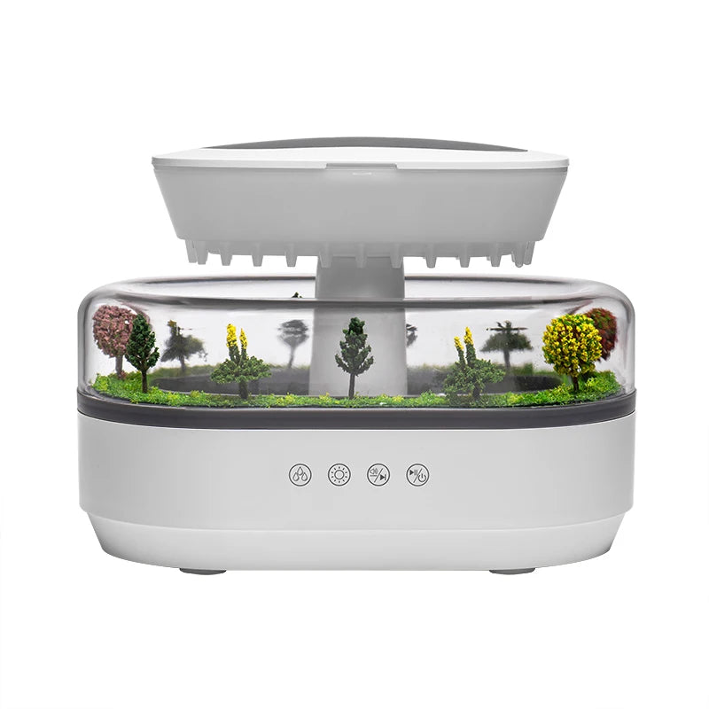 Raindrop Aroma Diffuser – Ultraschall-Luftbefeuchter mit LED-Beleuchtung & Vernebler für ätherische Öle