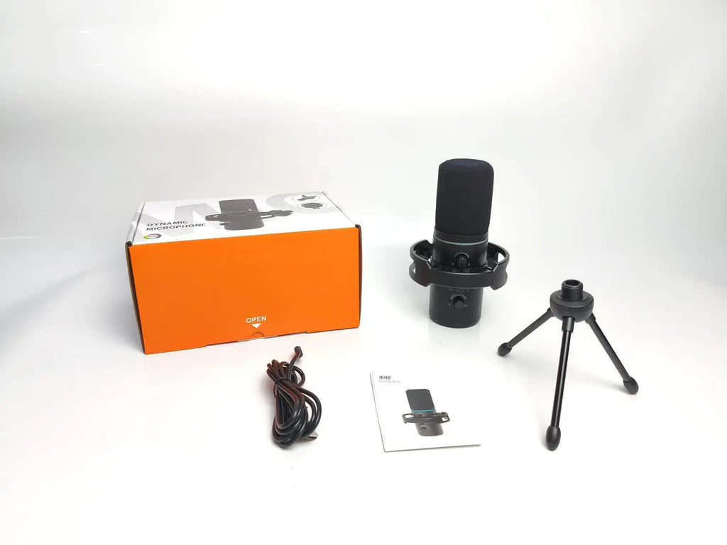 RGB Dynamische USB Microfoon – Cardioïde – Met LED Verlichting – Voor Streaming & Opnames