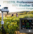 Nicety 0370L LoRa Smart WiFi Wetterstation – Professionelle Wetterstation mit 1500 m Reichweite