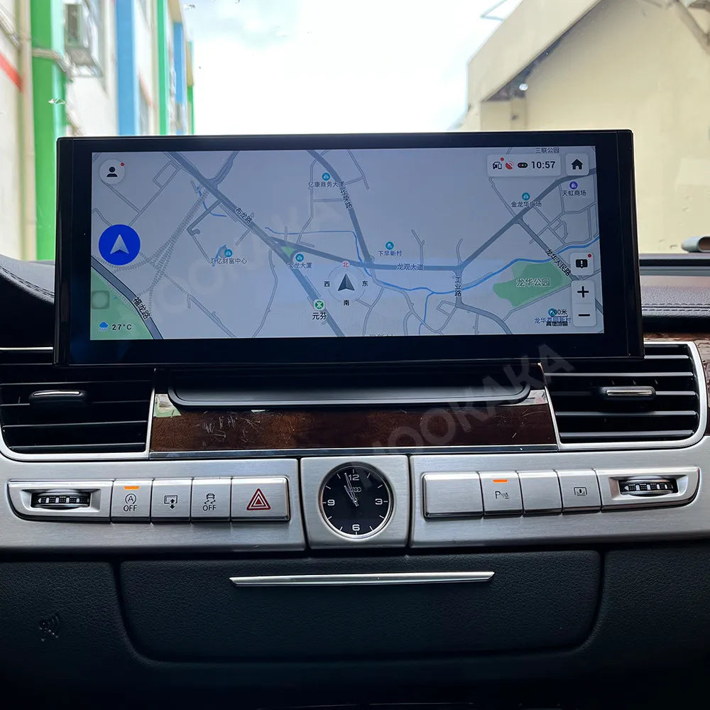 MOOKAKA 12,3-Zoll-Autoradio für Audi A8 S8 D4 – Android 13 Multimediasystem mit 1920x720 IPS-Display