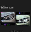 VW Golf 6 LED Koplampen 2009-2012 R20 Design – Angel Eyes DRL Bi-Xenon Headlights