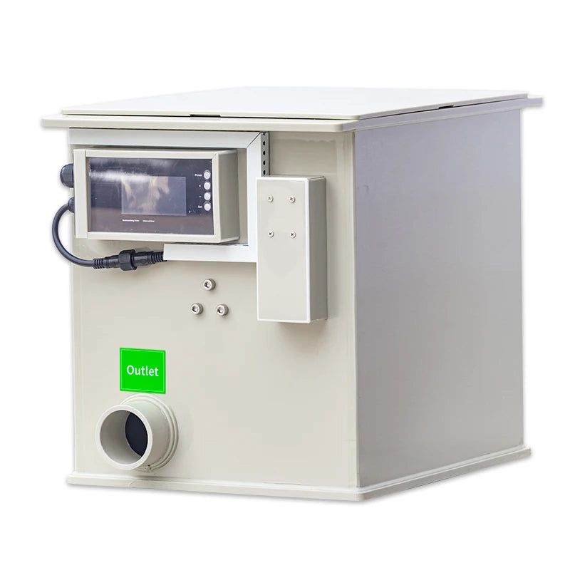 QLozone RAS Mechanischer Trommelfilter 10 m³/h – Mini-Drehtrommelfilter für Koiteiche