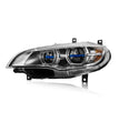 Phares LED améliorés pour BMW X6 E71 (2008–2013) – Phares avec feux de jour à LED