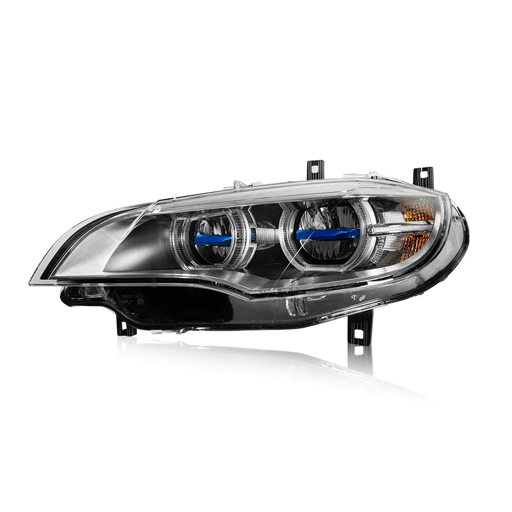 Phares LED améliorés pour BMW X6 E71 (2008–2013) – Phares avec feux de jour à LED