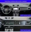 SAIN Double écran 12,3 pouces multimédia Android navigation Porsche Macan 2014-2017 – Mise à niveau CarPlay & Android Auto