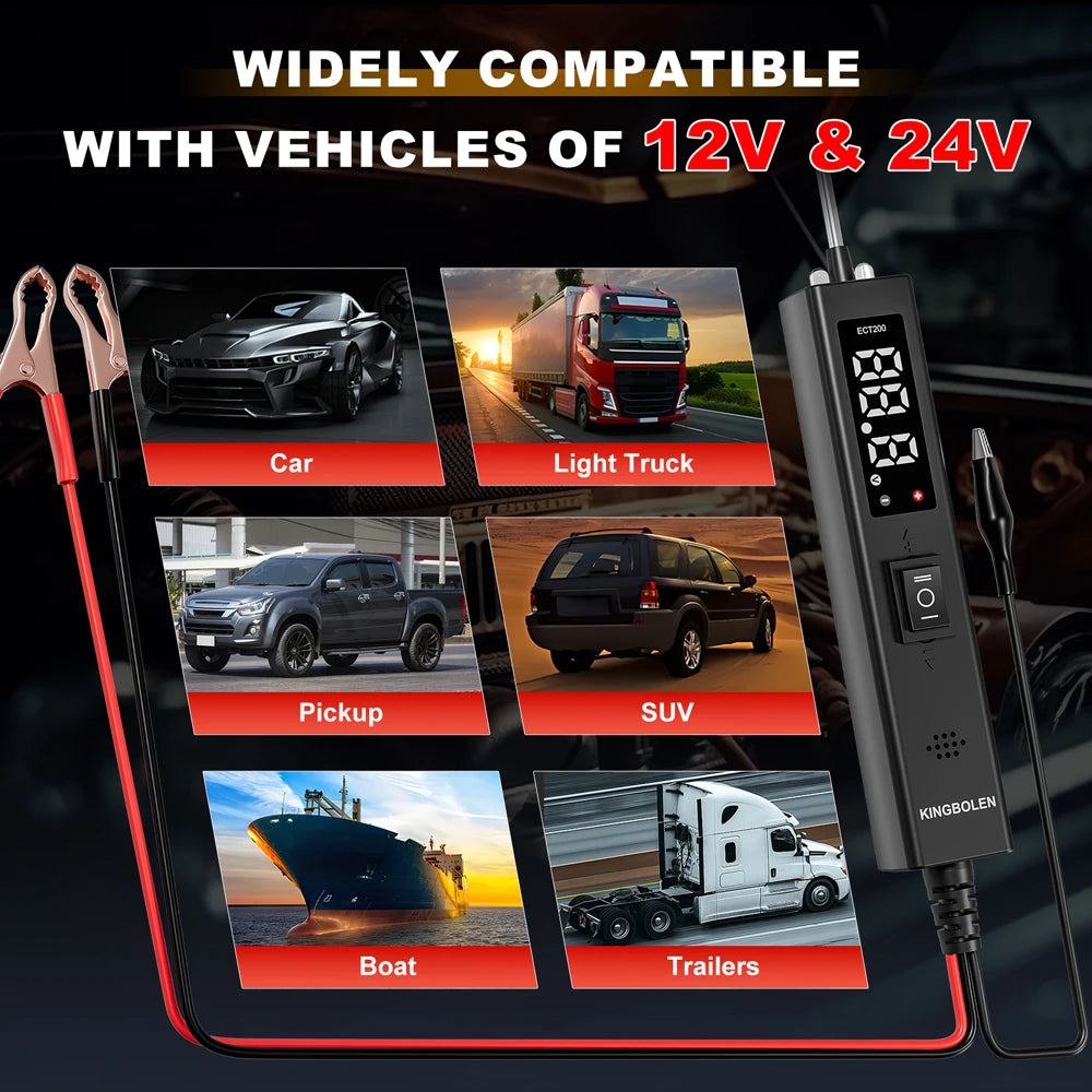 Launch ECT200 Circuit Tester 12-24V – Professionele Auto Elektrische Tester