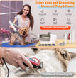 2-in-1 Pet Grooming Kit met Vacuüm – Honden & Katten Haartrimmer