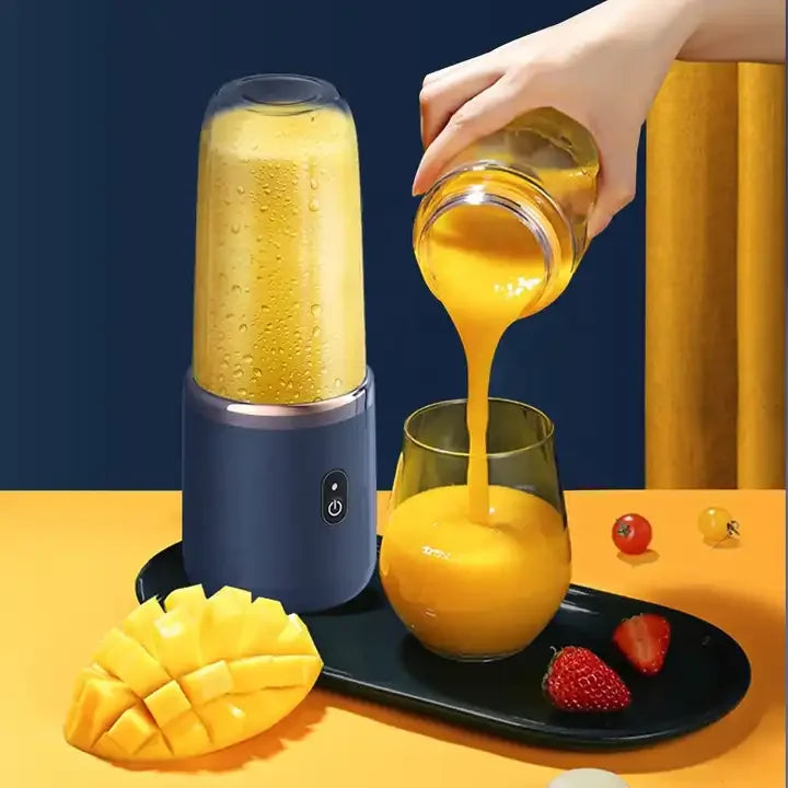Draagbare USB Blender 380ml – Mini Smoothie Maker & Citrus Juicer Oplaadbaar