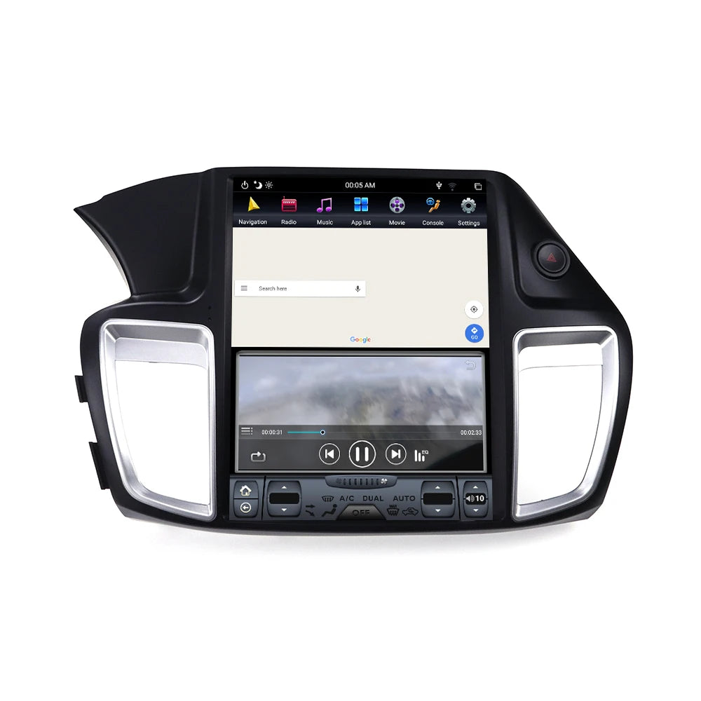 12,1 Zoll. Android 13 Autoradio mit Navigation für Honda Accord 2012–2017 – Kabelloses CarPlay & Touchscreen