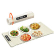 Plateau chauffant électrique pliable – Plateau chauffant alimentaire en silicone avec contrôle de la température