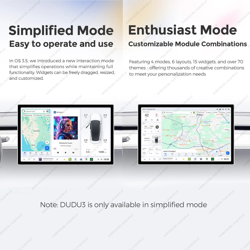 DUDUAUTO DUDU7 Android 13 Autoradio met GPS & CarPlay voor Renault Megane 2 (2002–2009)