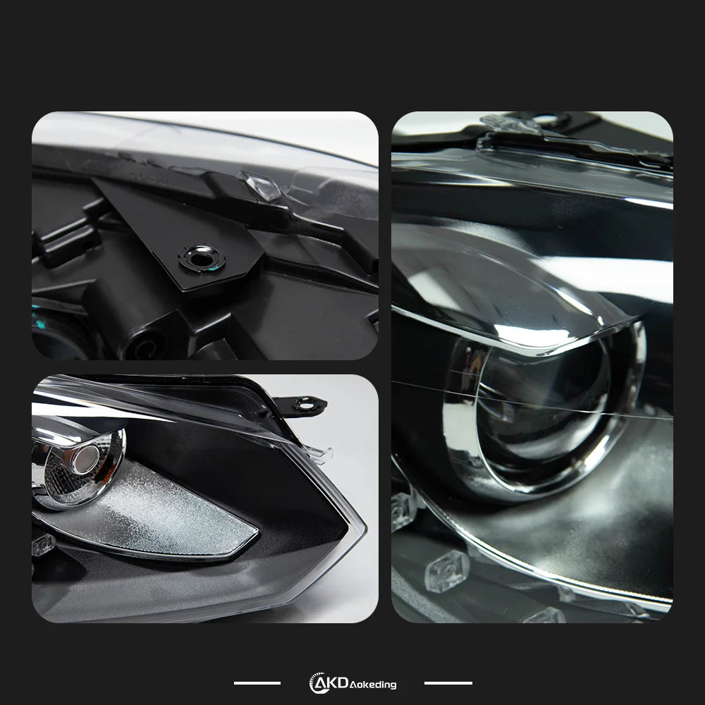 VW Golf 6 LED Koplampen 2009-2012 R20 Design – Angel Eyes DRL Bi-Xenon Headlights
