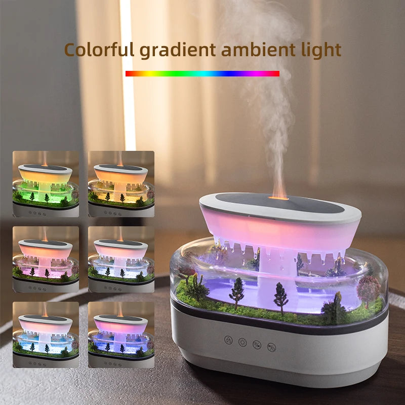 Raindrop Aroma Diffuser – Ultraschall-Luftbefeuchter mit LED-Beleuchtung & Vernebler für ätherische Öle