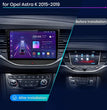 Junsun V1 Draadloze CarPlay & Android Auto Autoradio – Opel Astra K (2015–2019) – Android 13 Navigatie