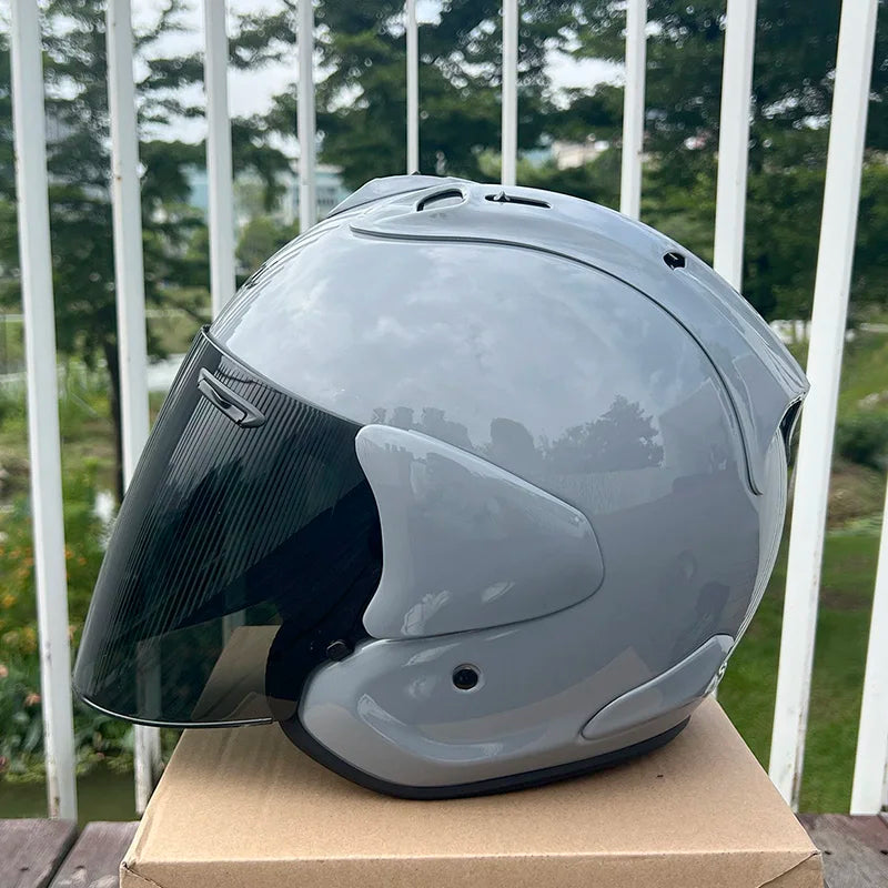 🏍️ Casque Moto Jet 3/4 – Casque Rétro Cruiser & Harley Homologué DOT/ECE