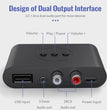 Bluetooth 5.2 Audio Receiver met NFC – Draadloze AUX & RCA Adapter voor Auto, Speakers en Versterkers