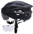 🚴 Casque de vélo LOCLE avec lunettes magnétiques – Casque VTT et vélo de route ultraléger avec visière pare-soleil