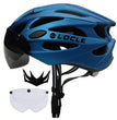 🚴 Casque de vélo LOCLE avec lunettes magnétiques – Casque VTT et vélo de route ultraléger avec visière pare-soleil