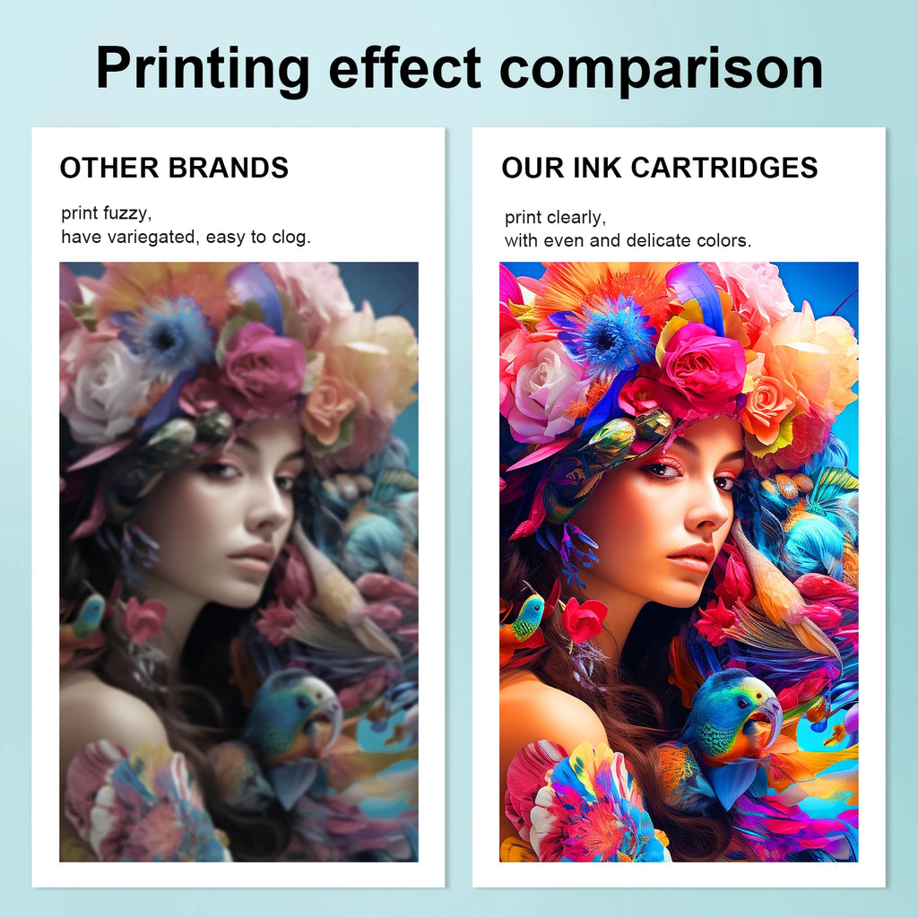 KT INK 305 XL High Yield Inktcartridge (Zwart & Tri-Color) voor HP DeskJet & ENVY
