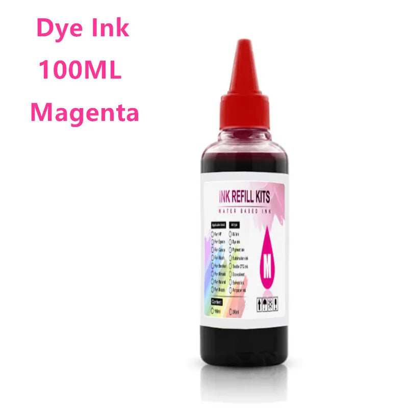 CFINK Ink Refill Kit 100ML – Compatible met 67XL, 65XL, 64XL, 63XL, 62XL, 664XL & Meer