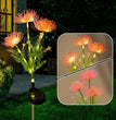 🌸 STUXMOS Solar-LED-Gartenleuchte in Blumenform – Romantische Stimmungsbeleuchtung für Garten & Party