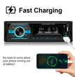 Hippcron 1DIN Bluetooth-Autoradio mit MP3-Player, UKW-Radio, USB, AUX und TF-Kartensteckplatz – 60 W