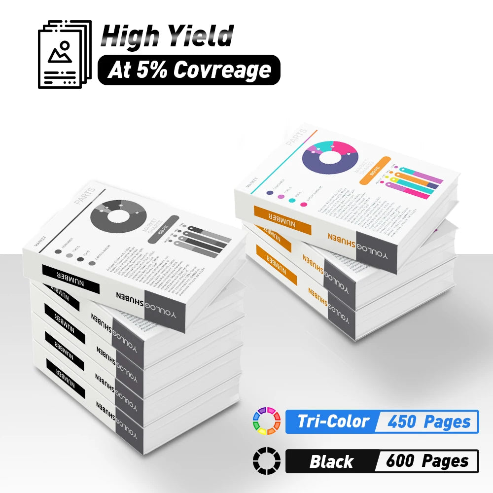Ink Garden 62XL Compatible Ink Cartridge – Vervangende Inkt voor HP Envy & OfficeJet