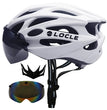 🚴 Casque de vélo LOCLE avec lunettes magnétiques – Casque VTT et vélo de route ultraléger avec visière pare-soleil