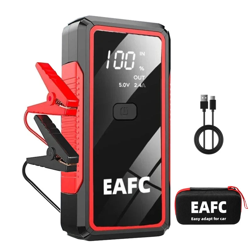 EAFC 2000A Starthilfegerät für Autos – 12V Batterieverstärker & Powerbank (600A / 2000A)