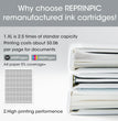 Reprinpic 664XL Tintenpatrone, kompatibel mit HP DeskJet Druckern