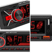 Hippcron 1DIN Bluetooth-Autoradio mit MP3-Player – 4x60W FM-Radio mit USB-, TF- und AUX-Anschluss