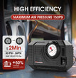 Mini pompe à air électrique pour voiture et vélo – Pompe à pression de pneus portable