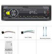 Podofo 1DIN Bluetooth Autoradio MP3 Speler – FM Radio, USB, AUX & TF Kaart met Afstandsbediening