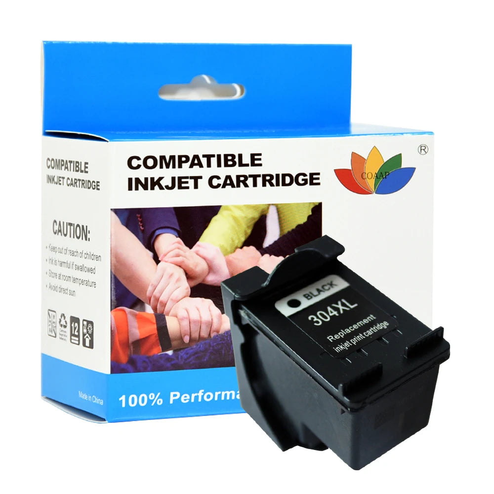 COAAP 304XL Tintenpatrone kompatibel mit HP ENVY 5000 & DeskJet 2600 / 3700 Serie