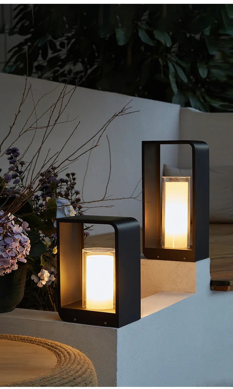 🌿 Lampe de jardin LED IISINUO – Lampe de pelouse paysagère en acier inoxydable IP65 (85-265V)