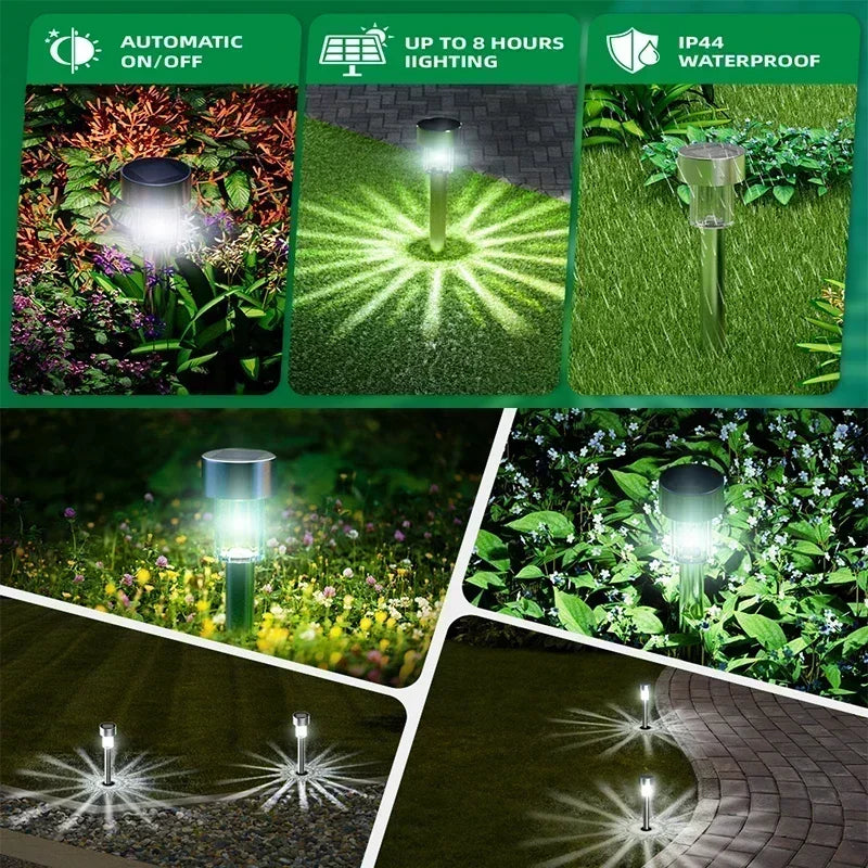 🌞 super-cheese Solar Tuinverlichting Set – 10/20/30 Stuks LED Padlampen (IP44)