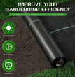 Tuin Anti-Worteldoek 10 x 1 Meter – Heavy-Duty Weed Barrier Gronddoek (PE)