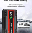 EAFC 2000A Starthilfegerät für Autos – 12V Batterieverstärker & Powerbank (600A / 2000A)