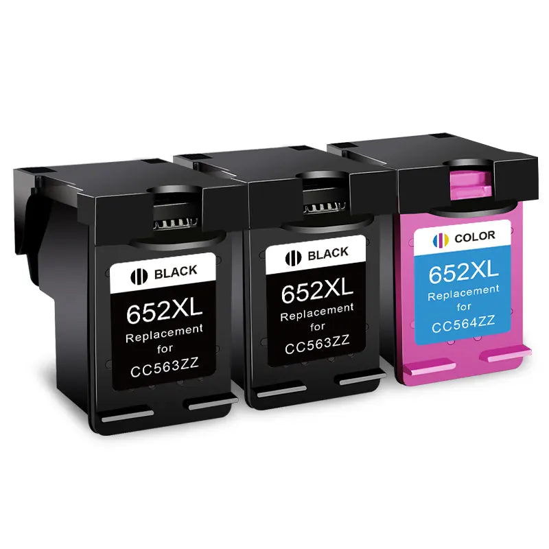 Cartouche d'encre CRTBOTW 652XL compatible avec les imprimantes HP DeskJet et ENVY
