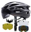 🚴 Casque de vélo LOCLE avec lunettes magnétiques – Casque VTT et vélo de route ultraléger avec visière pare-soleil